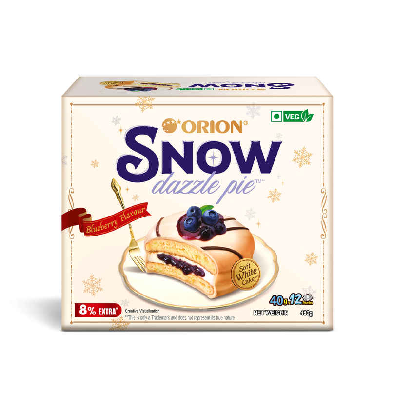 Orion Blueberry Snow Dazzle Pie | Soft & Fruity