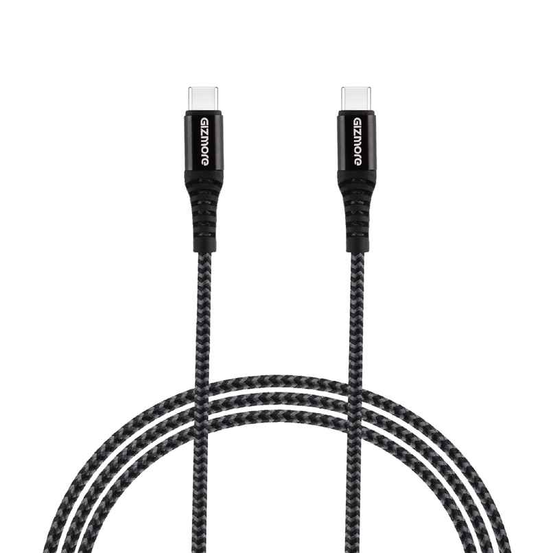 Gizmore Type C To Type C Fast Charging Cable For Smartphones and Laptops | 1.2Meter