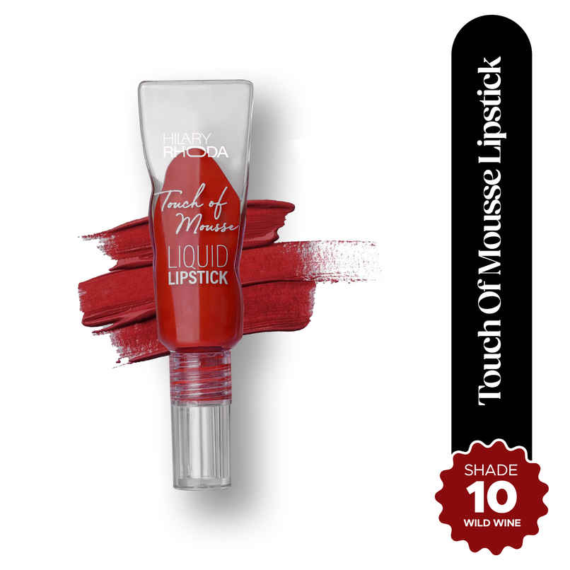 Hilary Rhoda Touch Of Mousse Lipstick Vegan | Wild Wine | Shade 10 Hilary Rhoda Touch Of Mousse Lipstick Vegan | Wild Wine | Shade 10