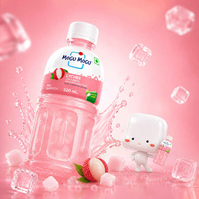 Mogu Mogu Lychee Fruit Drink with Nata de Coco