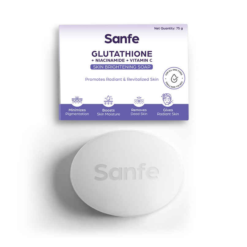 Sanfe Glutathione Niacinamide Vitamin C Soap Brightening and Pigmentation Care Sanfe Glutathione Niacinamide Vitamin C Soap Brightening and Pigmentation Care