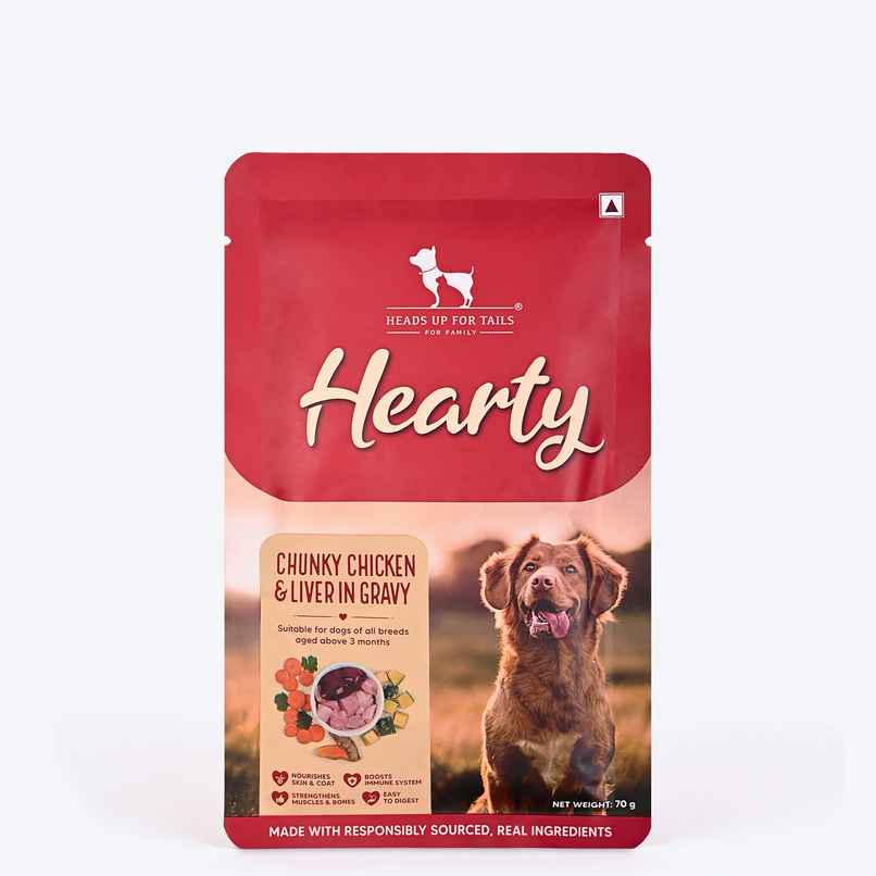 HUFT Hearty Chunky Chicken & Liver In Gravy Dog Wet Food HUFT Hearty Chunky Chicken & Liver In Gravy Dog Wet Food