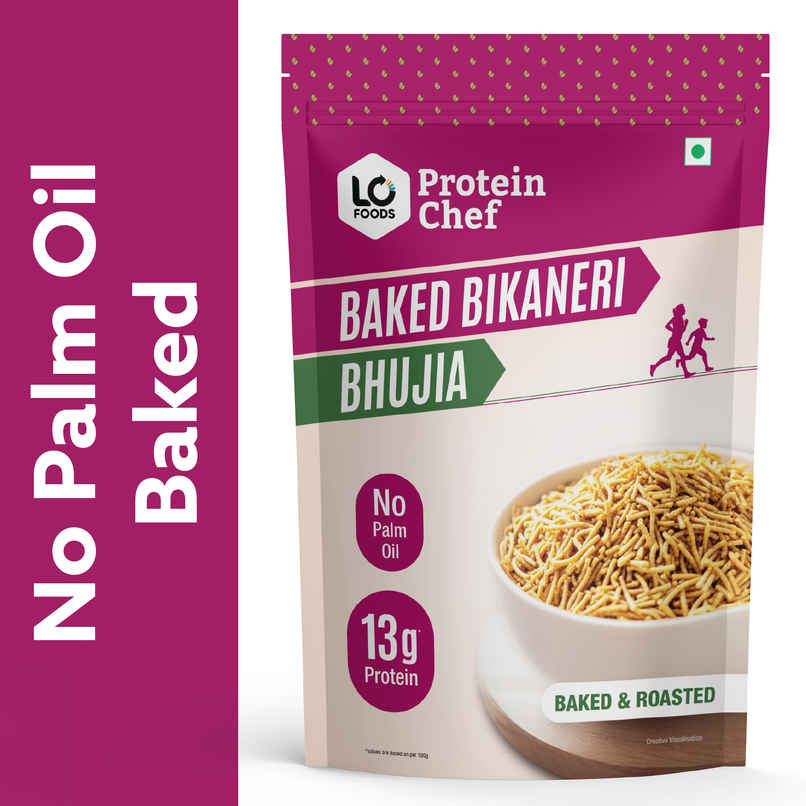 Protein Chef Baked Bikaneri Bhujia | No Palm Oil High Protein Healthy Snacks