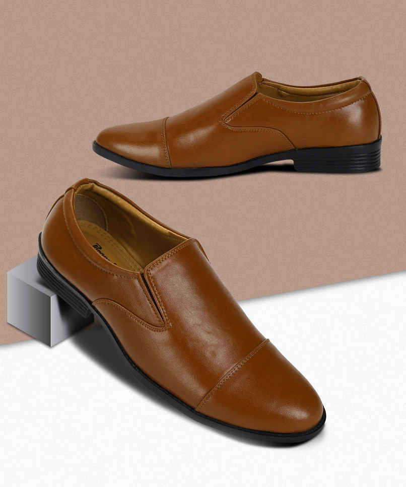 Paragon Men's Tan Pvc Formal Shoes K11241G UK 7
