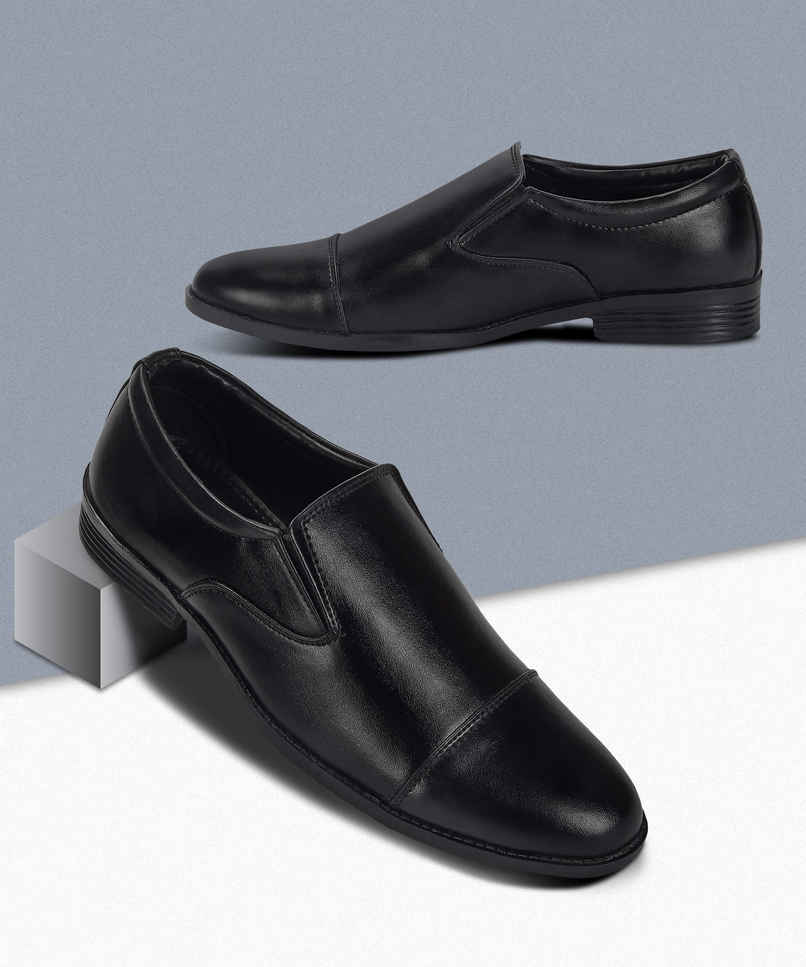Paragon Men's Black Pvc Formal Shoes K11241G UK 7