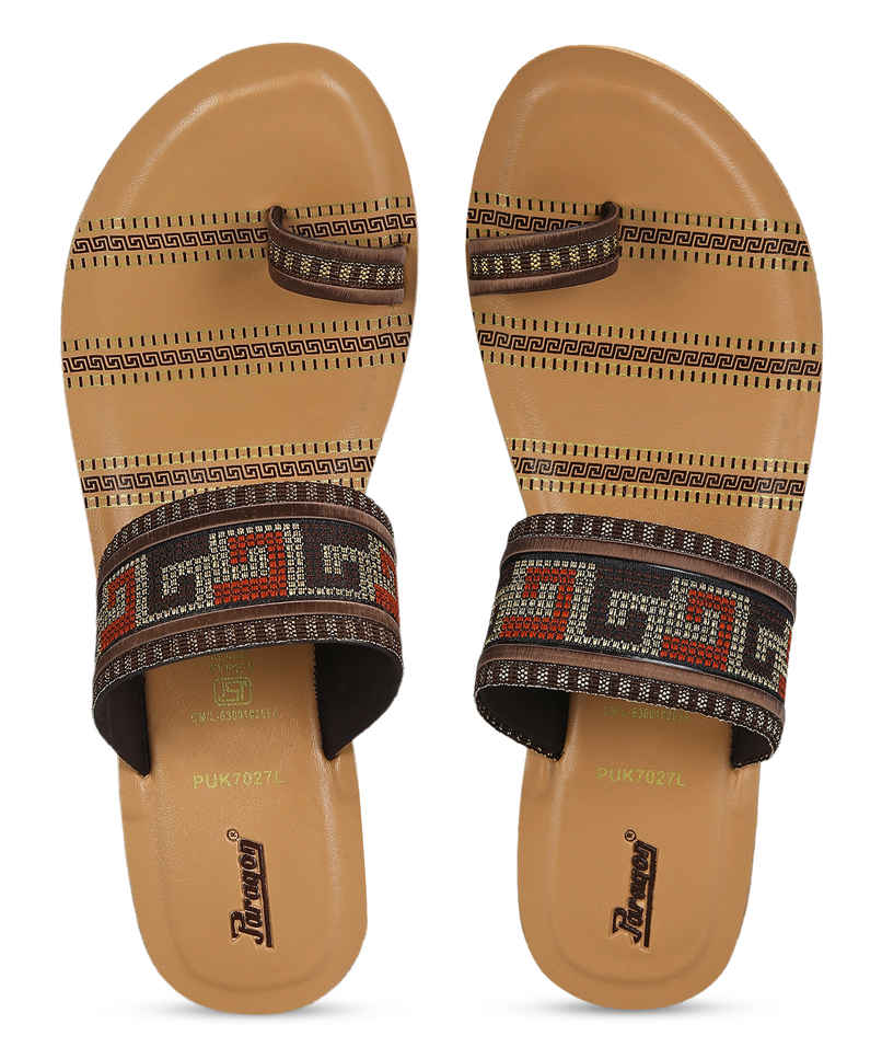 Paragon Women's Brown Pu Sandals PUK7027L UK 8