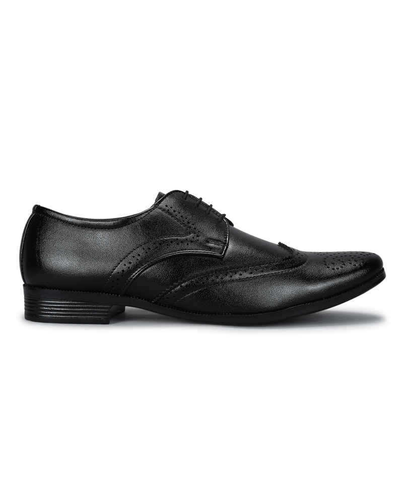 Paragon Men's Black Pvc Formal Shoes K11242G UK 10