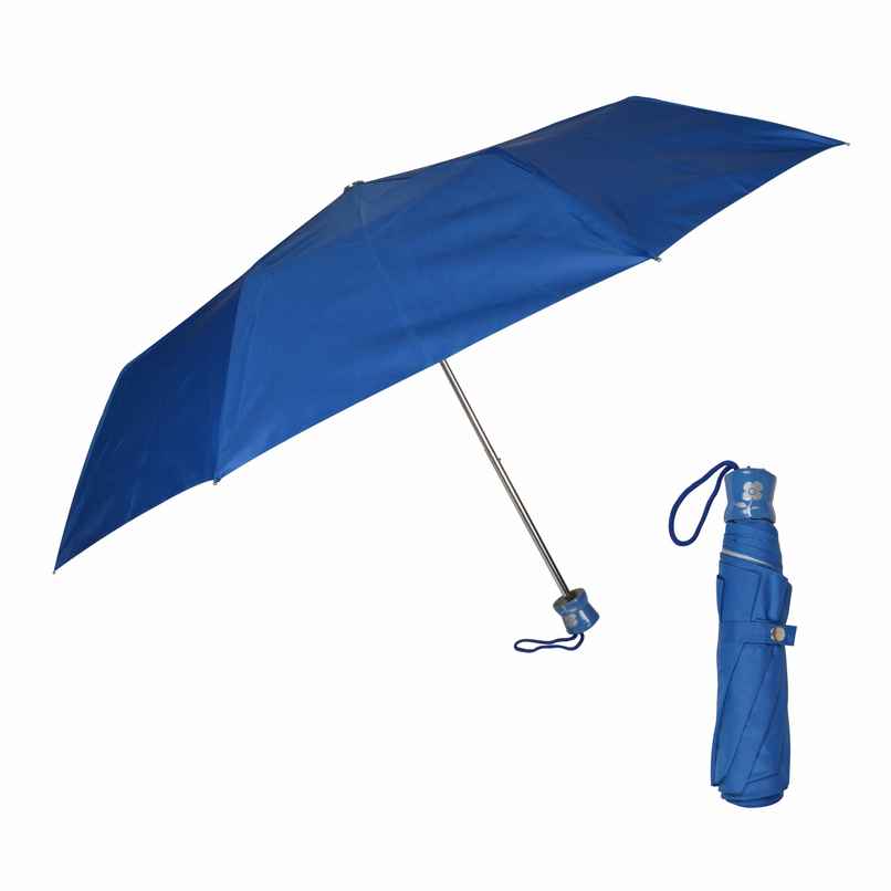 Fendo 3 Fold Hand Open 21.5 inch Royal Blue Umbrella