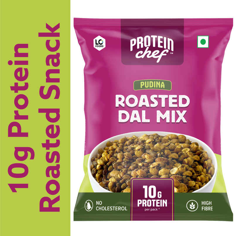 Protein Chef 10g Protein Pulses Mixture Namkeen Roasted Healthy Snacks