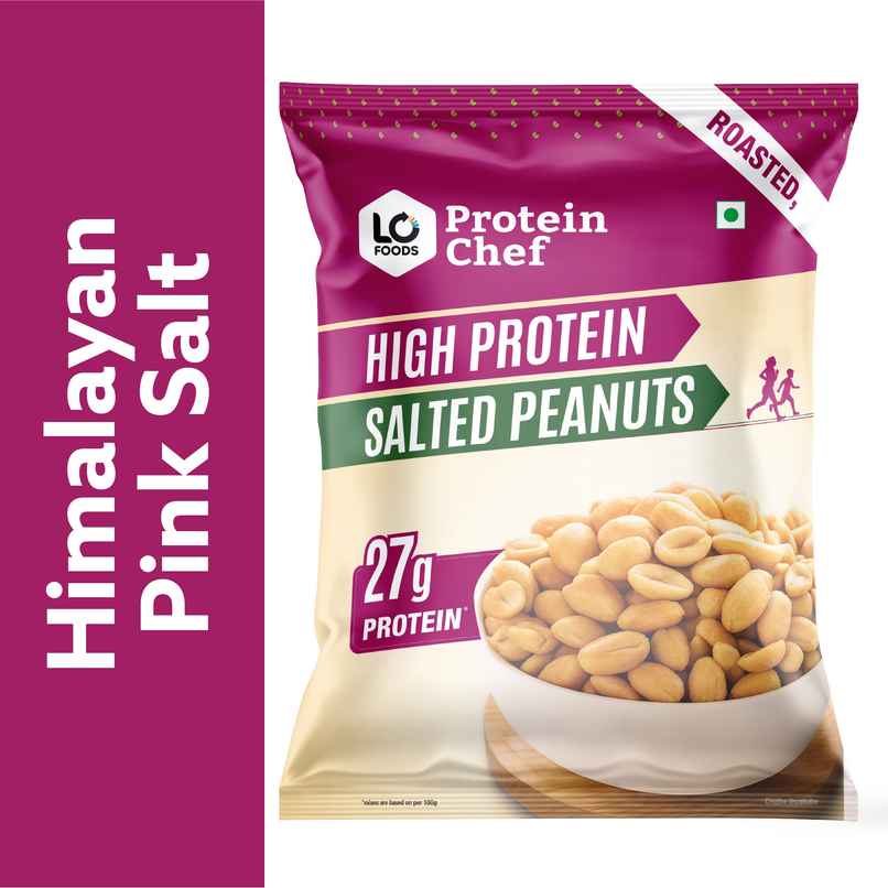 Protein Chef Himalayan Pink Salted Peanuts | Roasted Healthy Snacks