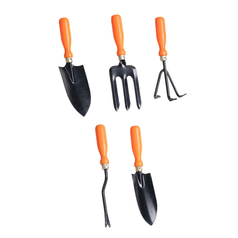 Ugaoo Essential Gardening Hand Tools | Cultivator, Fork, Narrow Trowel, Wide Trowel, Weeder