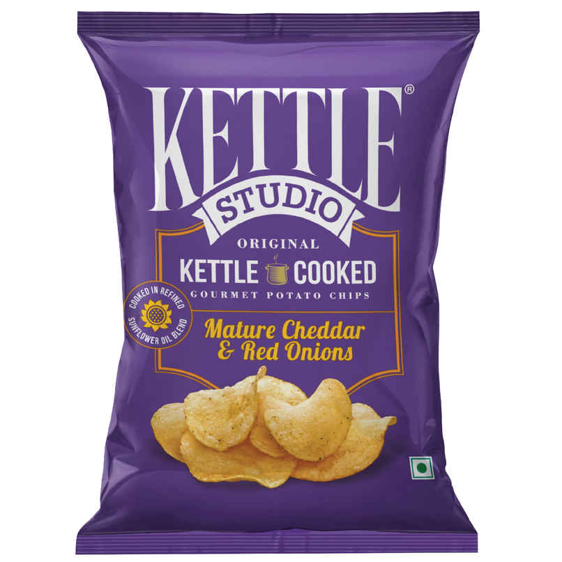 Kettle Studio Mature Cheddar & Red Onions Kettle Studio Mature Cheddar & Red Onions