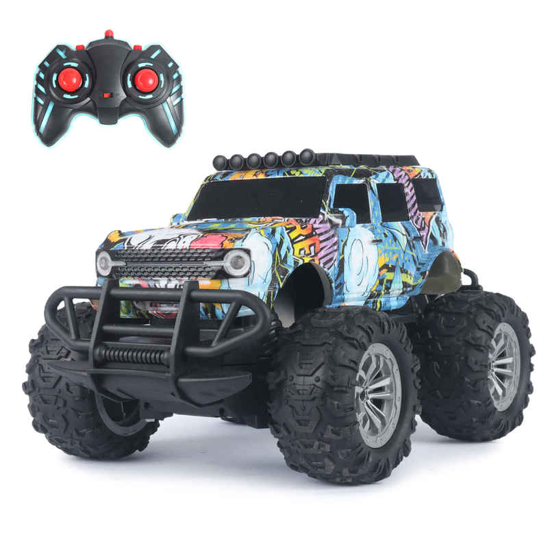 Race N Roll Off Roader Rechargeable Remote Control Monster Truck - For Graffiti