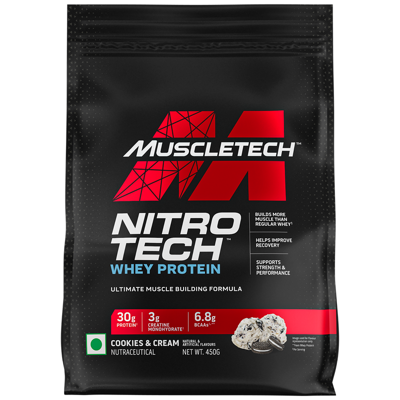 Muscletech Nitrotech Whey Protein|Cookie & Cream Muscletech Nitrotech Whey Protein|Cookie & Cream