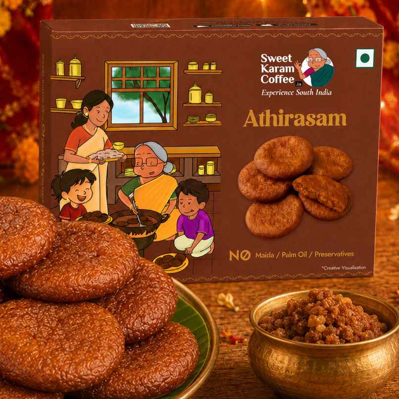 Sweet Karam Coffee Classic Athirasam | No Preservatives | No White Sugar Sweet Karam Coffee Classic Athirasam | No Preservatives | No White Sugar