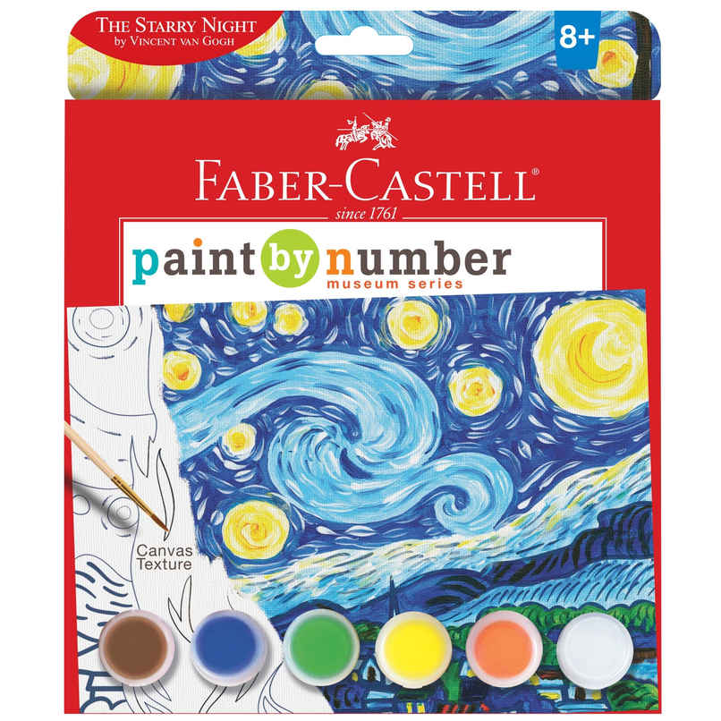 Faber-Castell 341057 Paint by Number Museum Series | The Starry Night Faber-Castell 341057 Paint by Number Museum Series | The Starry Night