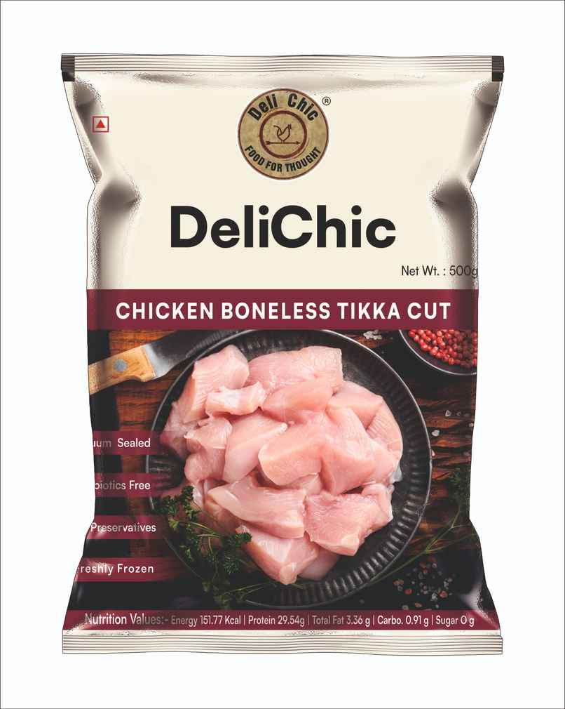 Deli Chic Chicken Boneless Cubes Freshly Frozen