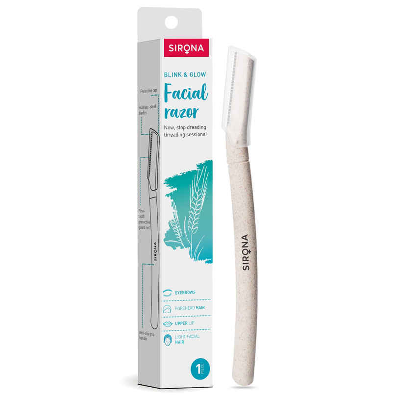 Sirona Reusable Face Razor for Women Facial Hair | Instant and Painless Hair Removal