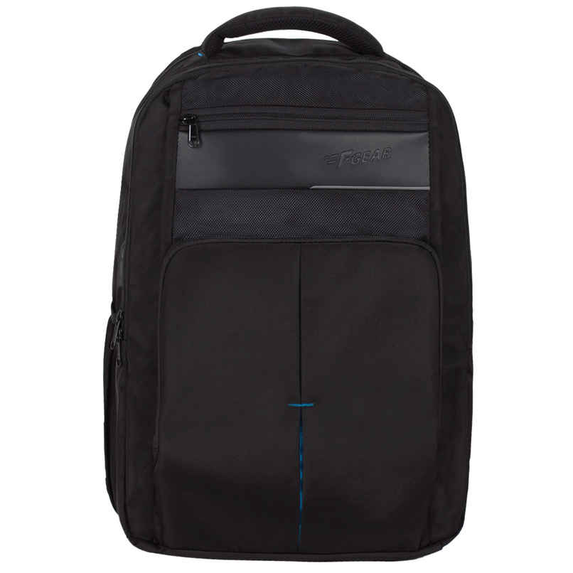 F Gear Unisex Solid Polyester 30 L Laptop Backpack | Black - One Size
