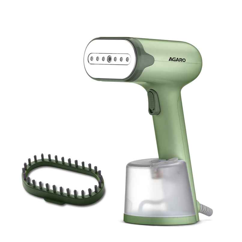 Agaro Regency Handheld Garment Steamer | 1200 W | Wrinkle Remover | Ceramic Steam Nozzle | 250 ml