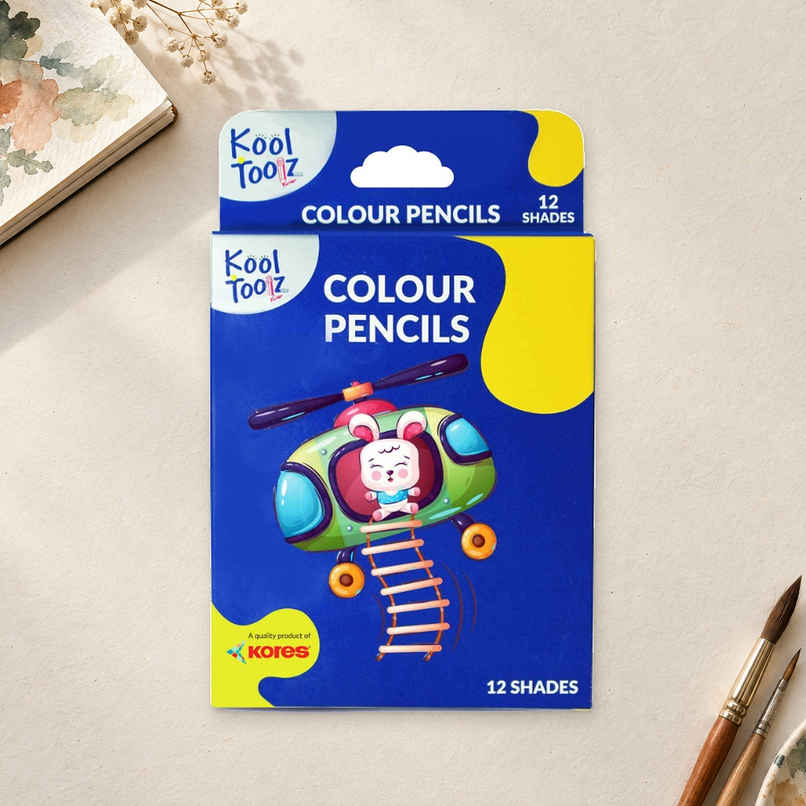 Kores 12HS Wooden Colour Pencils | 12 Shades