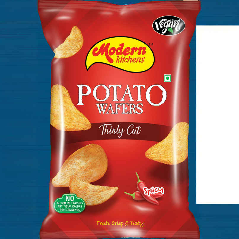 Modern Kitchen Potato Chips Masala | Spicy & Crispy Modern Kitchen Potato Chips Masala | Spicy & Crispy