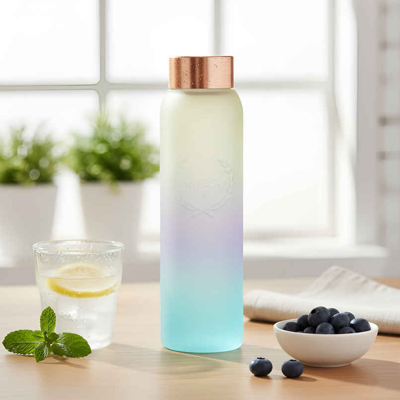 Nayasa Halo Plastic Water Bottle 1000 ml BPA Free Daily Use Bottle | Green