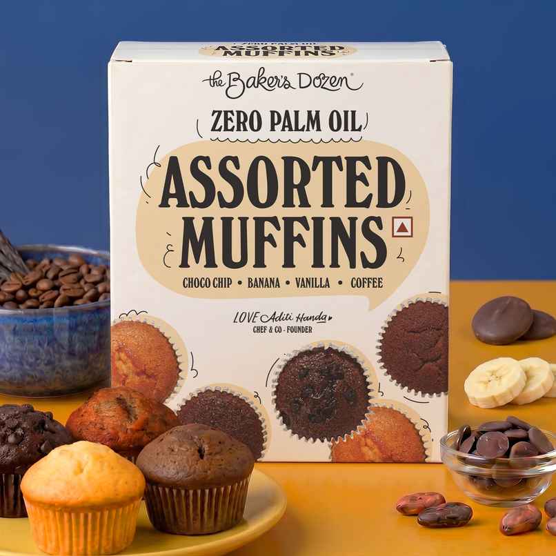 The Baker's Dozen Assorted Muffins | Choco Chip Muffin | Vanilla | Banana | Coffee Muffin The Baker's Dozen Assorted Muffins | Choco Chip Muffin | Vanilla | Banana | Coffee Muffin