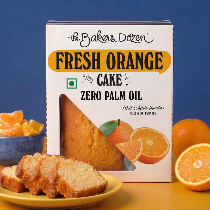 The Baker's Dozen Fresh Orange Cake | Eggless Cake | Tea Cake | Made with Fresh Orange Juice The Baker's Dozen Fresh Orange Cake | Eggless Cake | Tea Cake | Made with Fresh Orange Juice
