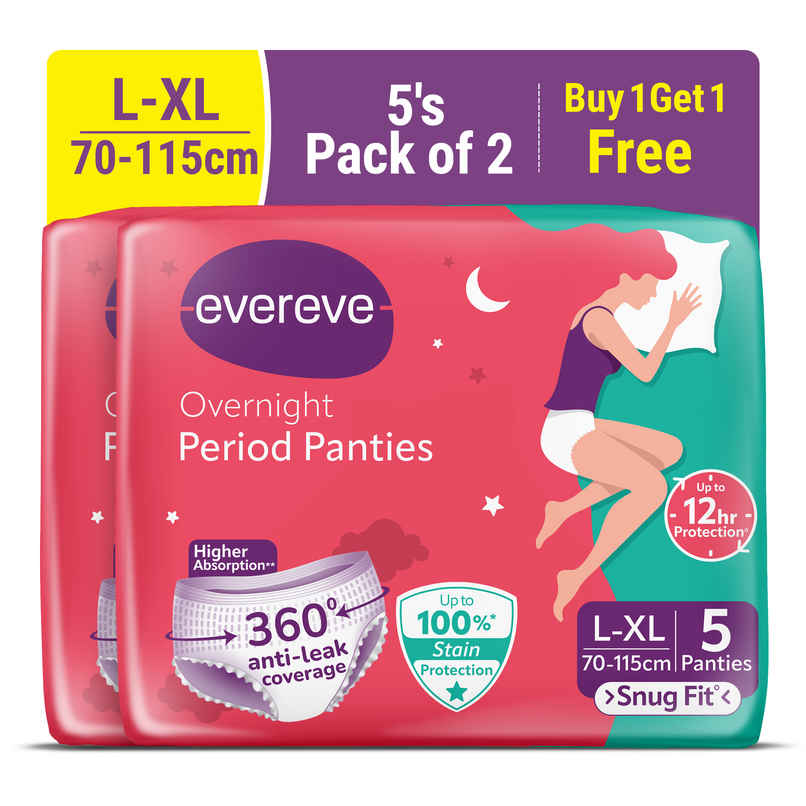 Evereve Overnight Disposable Period Panties | L-XL Evereve Overnight Disposable Period Panties | L-XL