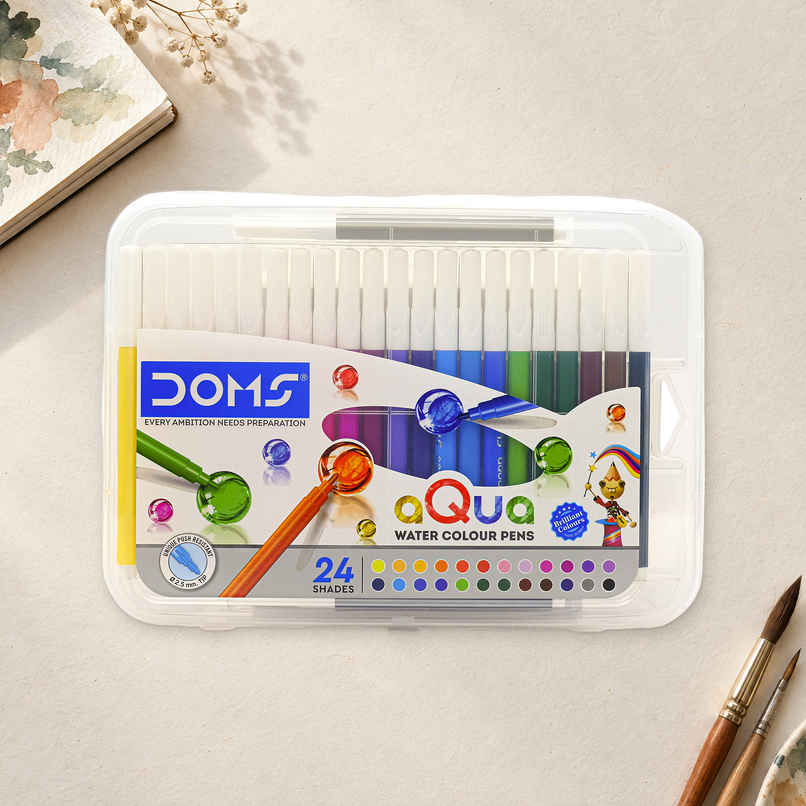 Doms Aqua 24 Shades Water Colour Pens