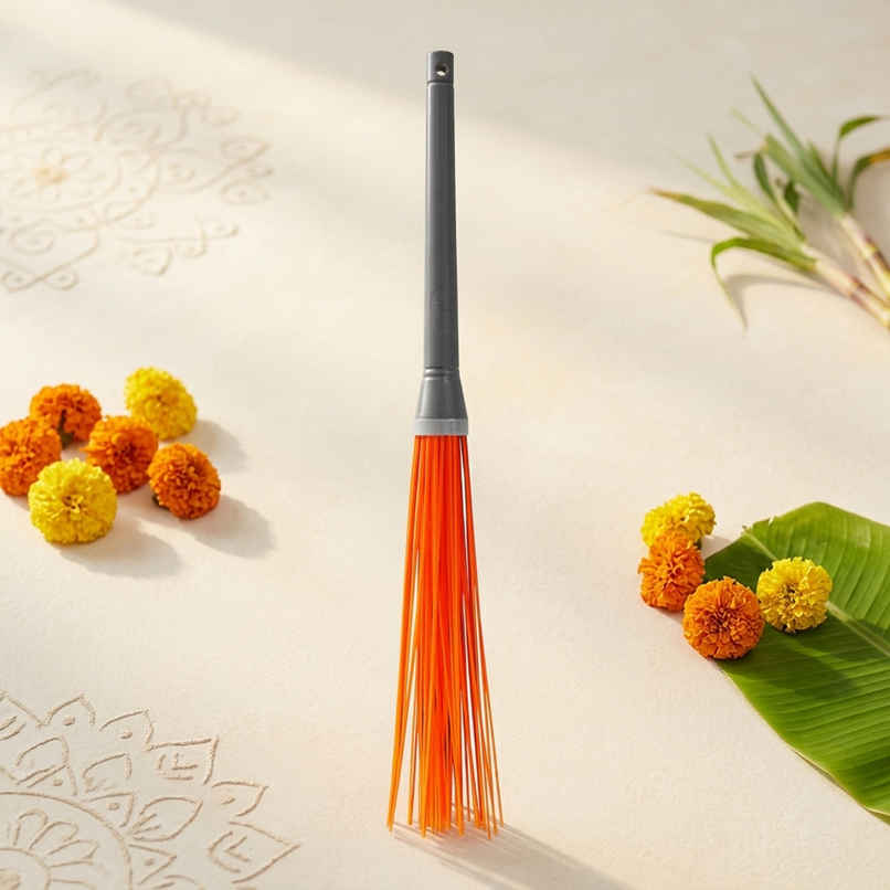 Chakaachak Long Handle Kharata Plastic Broom