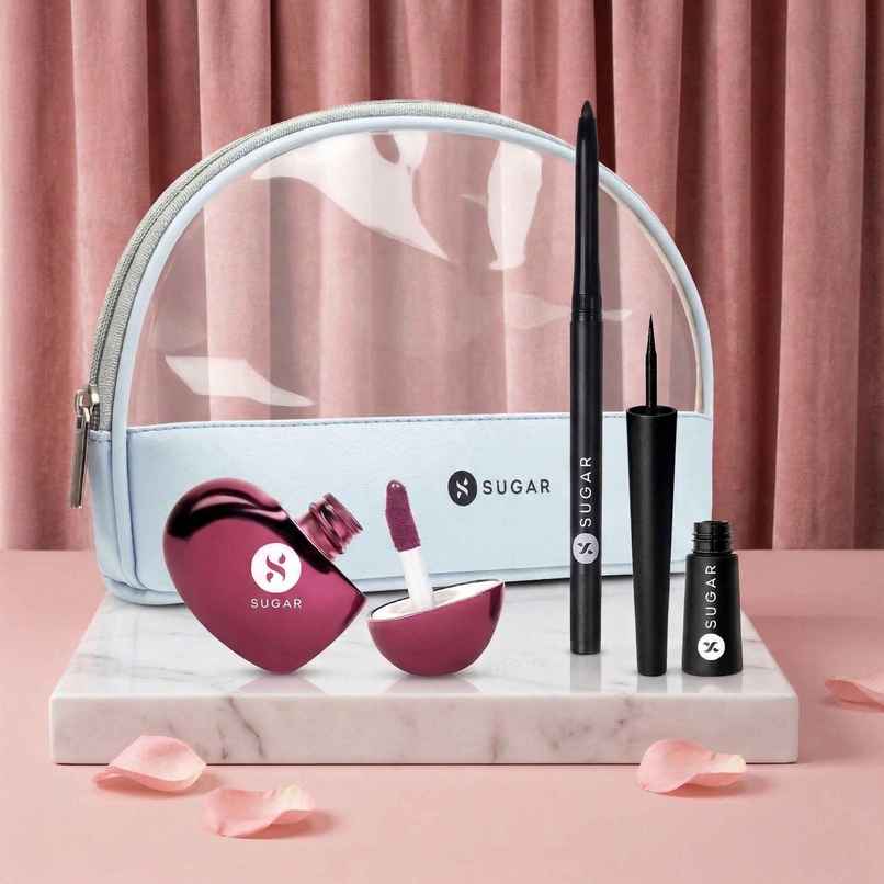 SUGAR Waterproof Makeup Kit | Rakhi Kit | Long-Lasting Makeup Essentials SUGAR Waterproof Makeup Kit | Rakhi Kit | Long-Lasting Makeup Essentials