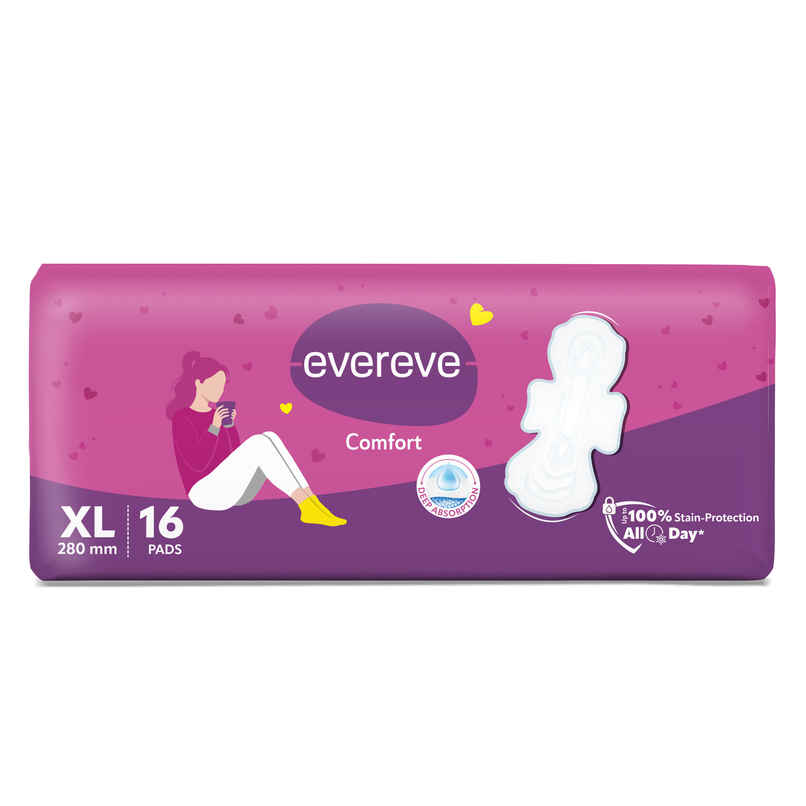 Evereve Comfort Sanitary Pads for Women XL | 280mm