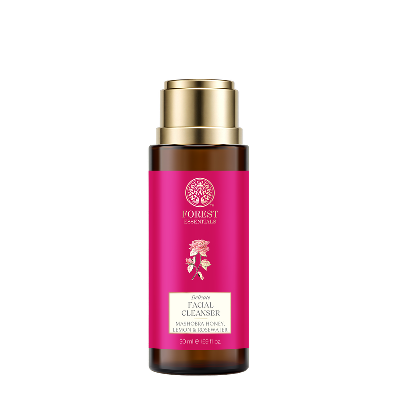 Forest Essentials Facial Cleanser Honey Lemon Rosewater | Brightening Ayurvedic Face Wash Forest Essentials Facial Cleanser Honey Lemon Rosewater | Brightening Ayurvedic Face Wash