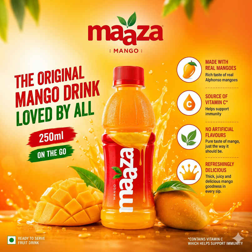 Maaza Mango Juice Drink | Fruit based Cold Drink Maaza Mango Juice Drink | Fruit based Cold Drink