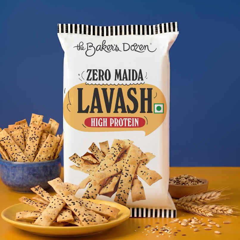 The Baker's Dozen Lavash Zero Maida| Baked | Flatbread Crisp for Dip | Whole Wheat | Healthy Snacks The Baker's Dozen Lavash Zero Maida| Baked | Flatbread Crisp for Dip | Whole Wheat | Healthy Snacks