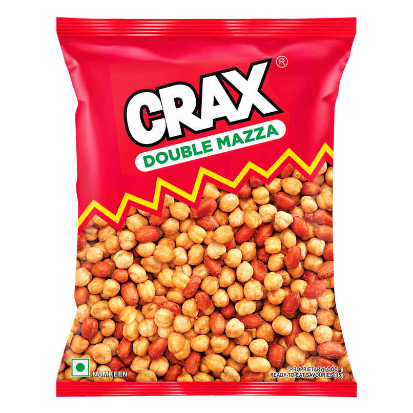 Crax Double Mazza Roasted Chana Peanuts Namkeen Snacks