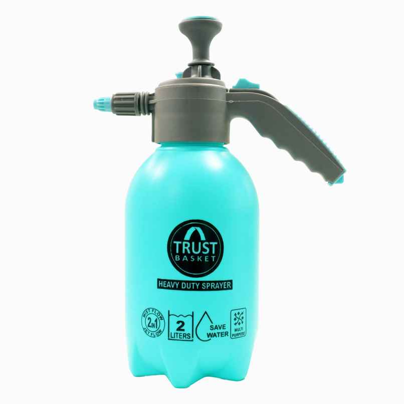 TrustBasket 2 L Pressure Sprayer | Garden Water Pump Spray Bottle for Plants - Blue