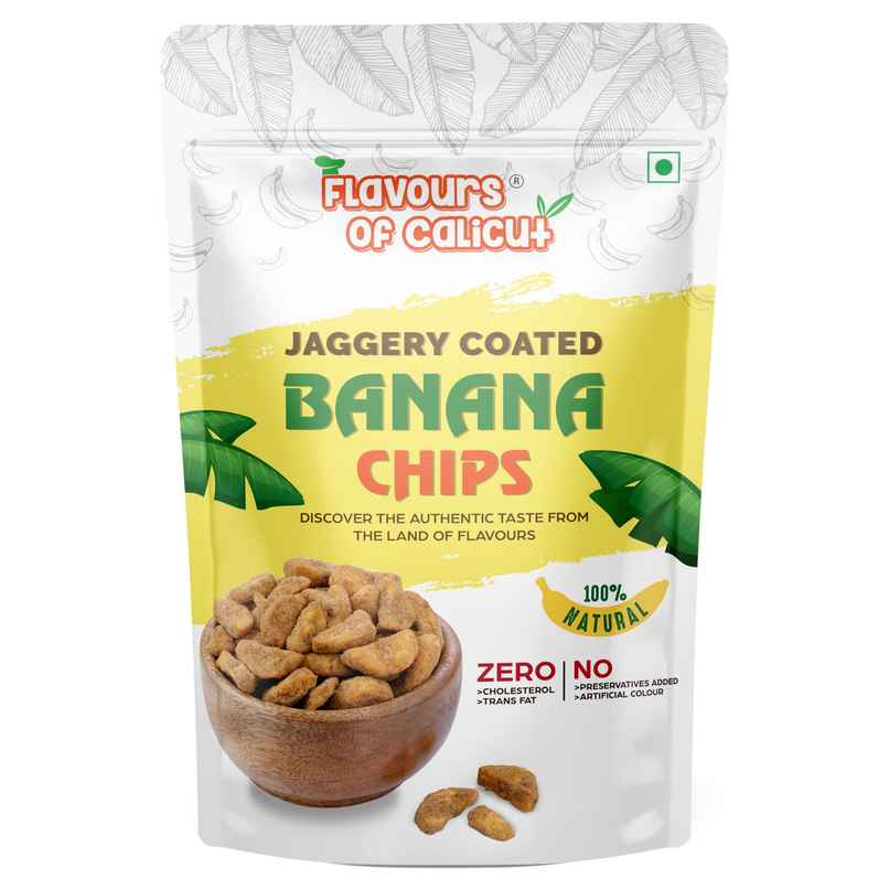 Flavours of Calicut Jaggery Coated Banana Chips Flavours of Calicut Jaggery Coated Banana Chips