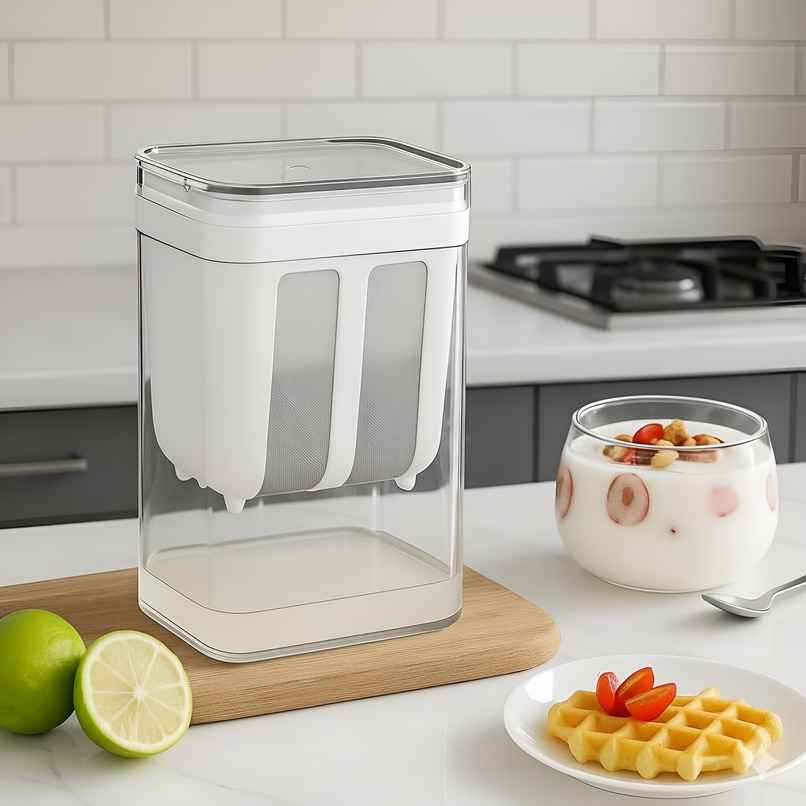 YouBee Plastic Yogurt Maker Hung Curd Maker BPA Free | 1.1 L YouBee Plastic Yogurt Maker Hung Curd Maker BPA Free | 1.1 L