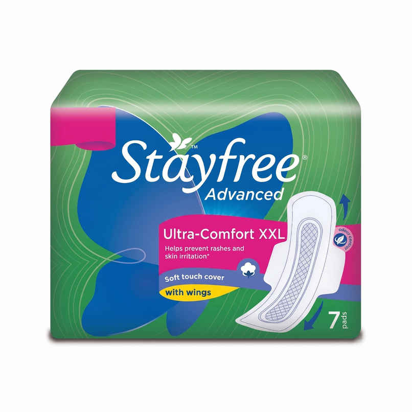 Stayfree Advance Ultra Comfort Sanitary Pads | XXL | 7 pcs