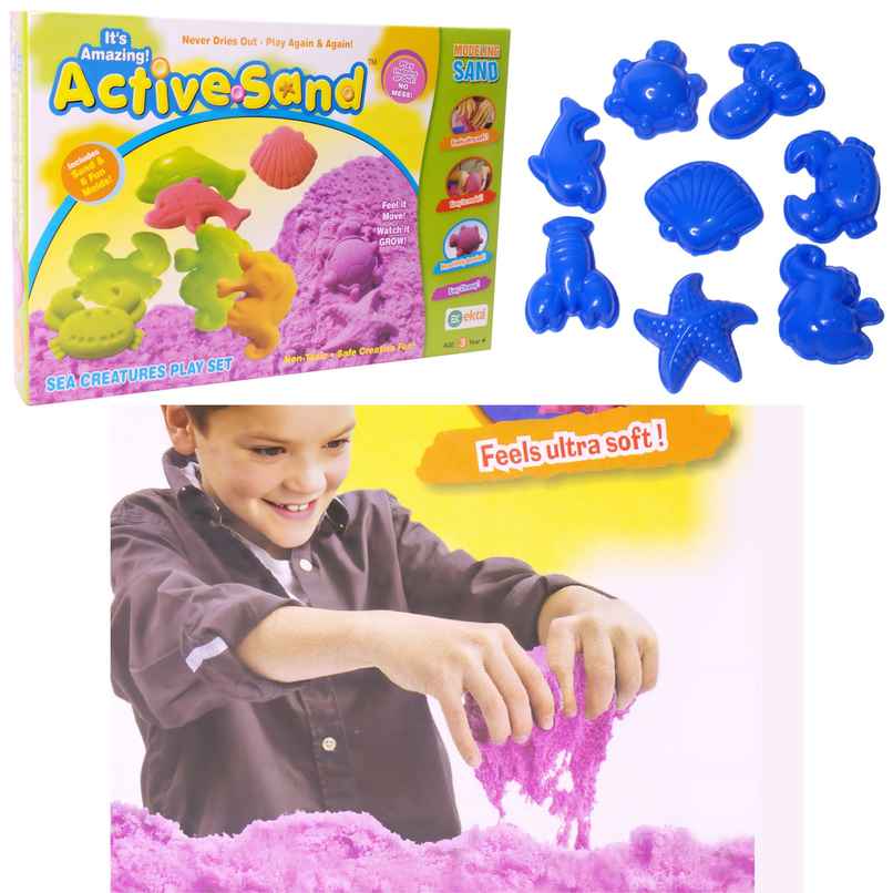 Ekta Active Sand Sea Creatures Play Set Ekta Active Sand Sea Creatures Play Set