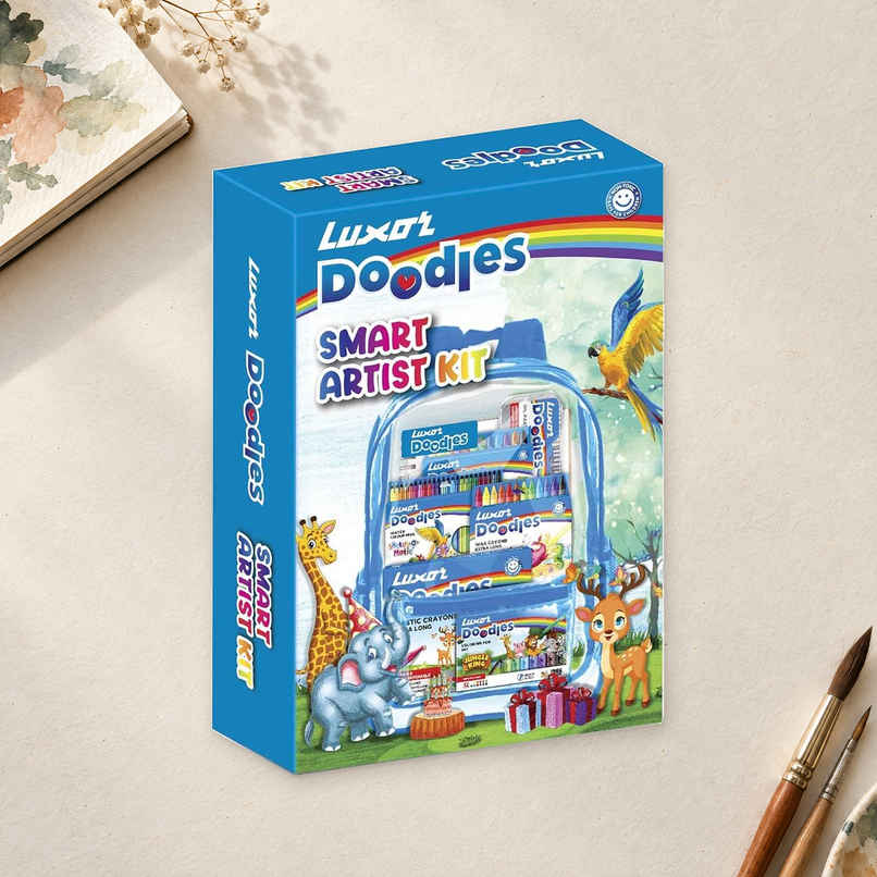 Luxor Smart Artist Drawing & Colouring Kit, Creative Gift for Kids
