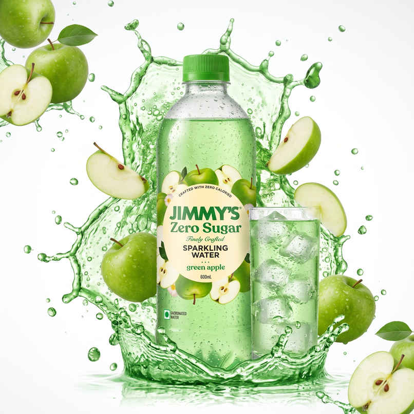 Jimmy's Zero Sugar Green Apple Sparkling Water