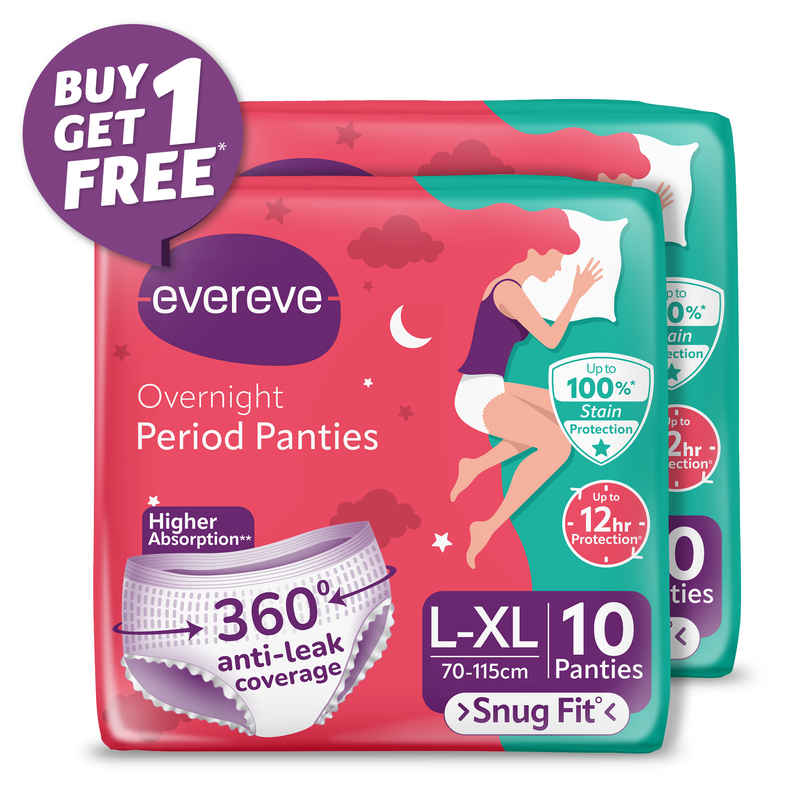 Evereve Overnight Disposable Period Panties | L-XL Evereve Overnight Disposable Period Panties | L-XL