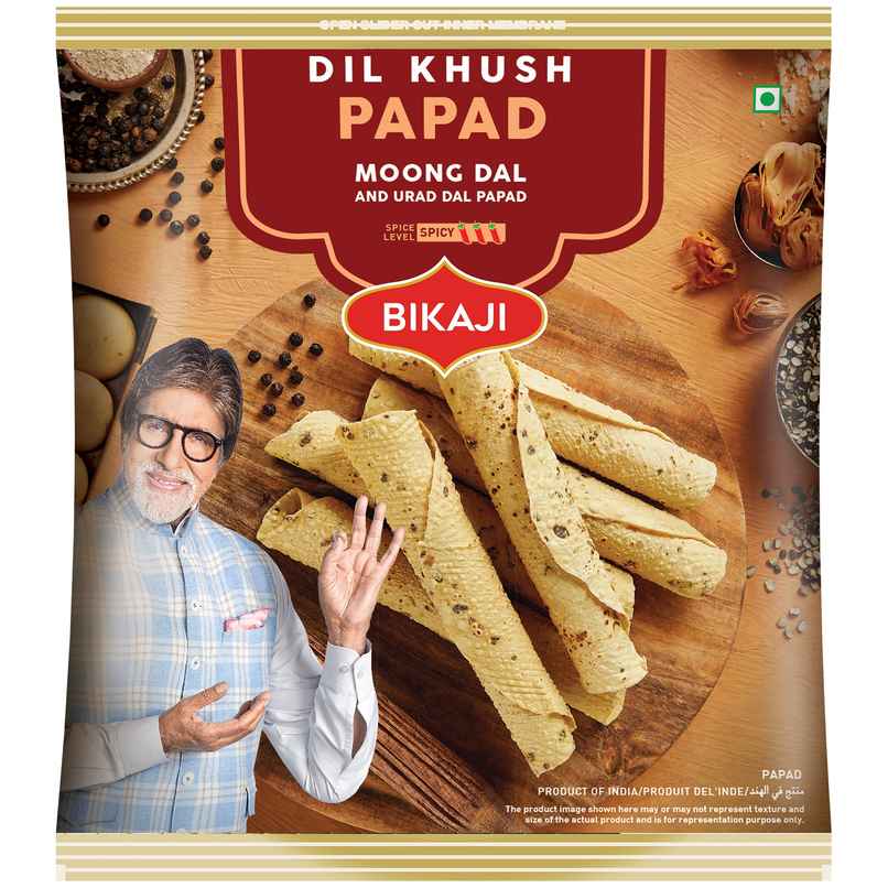 Bikaji Papad Dil Khush | Moong and Urad Dal