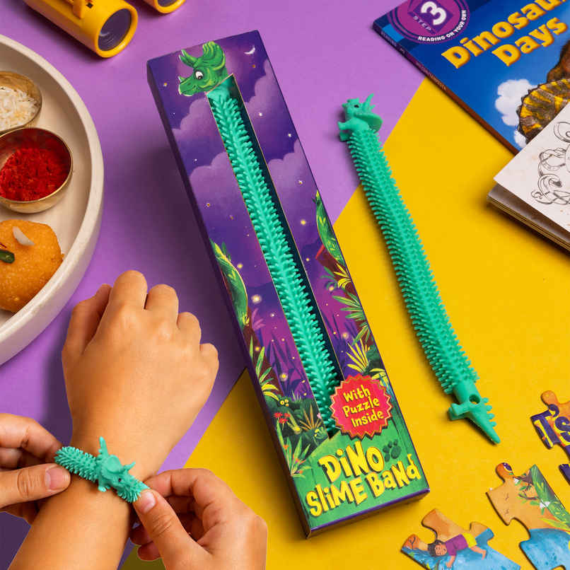 Phool Kids Triceratops Rakhi Band (Color may vary) Phool Kids Triceratops Rakhi Band (Color may vary)