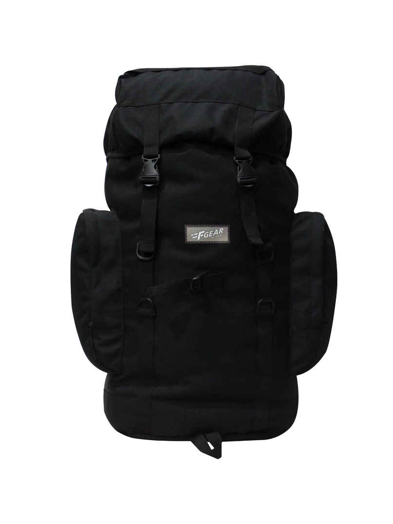 F Gear Unisex Polyester 46 L Ergonomic Handle Rucksack | Black - Free Size F Gear Unisex Polyester 46 L Ergonomic Handle Rucksack | Black - Free Size
