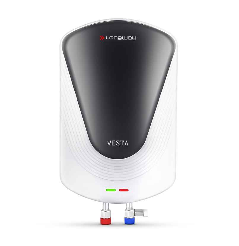 Longway Vesta 5 Star Rated Instant Water Heater with Anti Rust Coating | 5.5 Ltr | Grey Longway Vesta 5 Star Rated Instant Water Heater with Anti Rust Coating | 5.5 Ltr | Grey